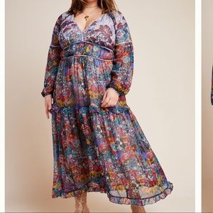 ANTHRO | Maeve: Floral Maxi dresss